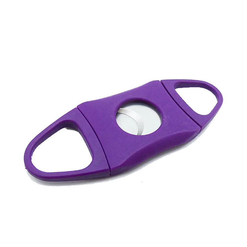 
Double Grip Double Blade Cigar Cutter Guillotine with large aperture 