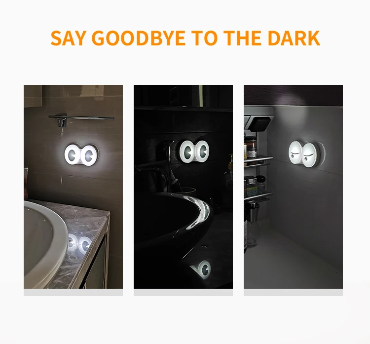 Home Decor Night Eye Auto Motion Sensor Night Light In Bedroom Bathroom