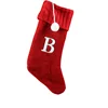 Knit Christmas stocking for gift in Christmas tree decoration in DB printing by Injaevina