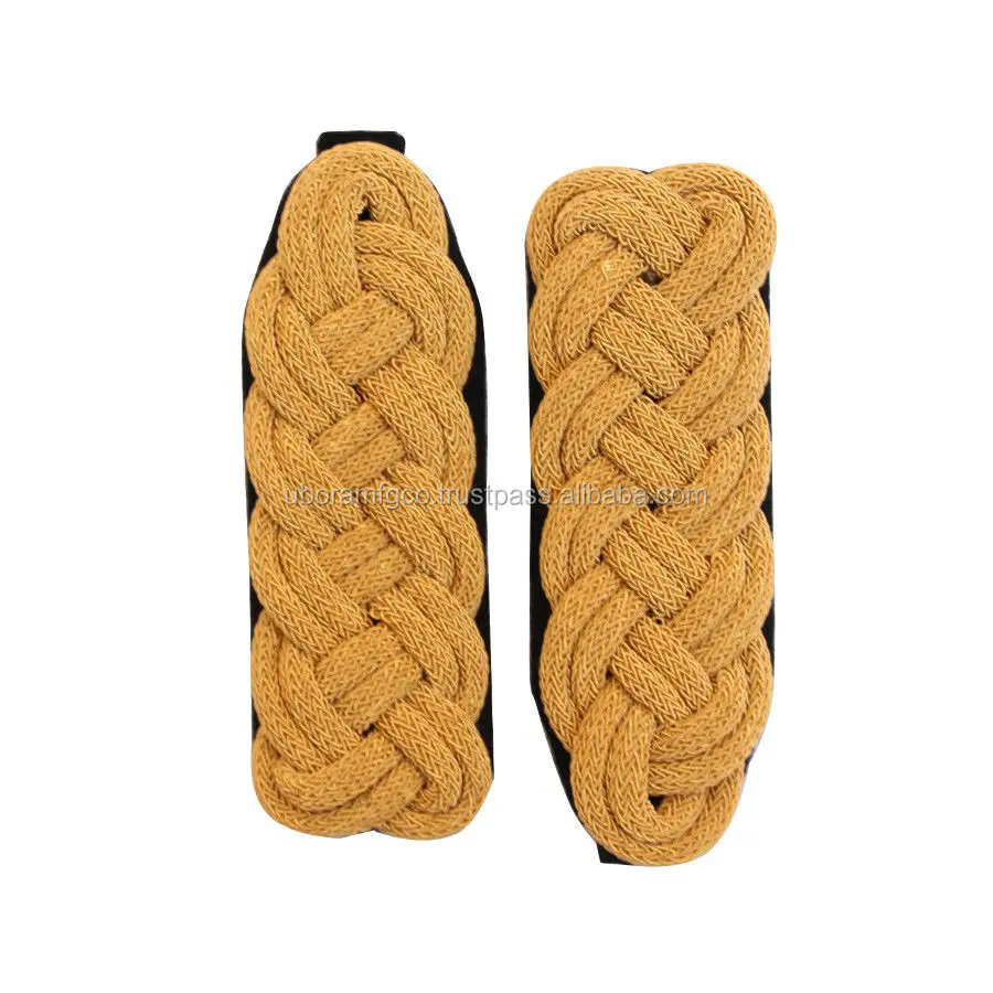 Brigadier Rank Gold 3 Ply Shoulder Cords Triple Twist,Army,Military ...