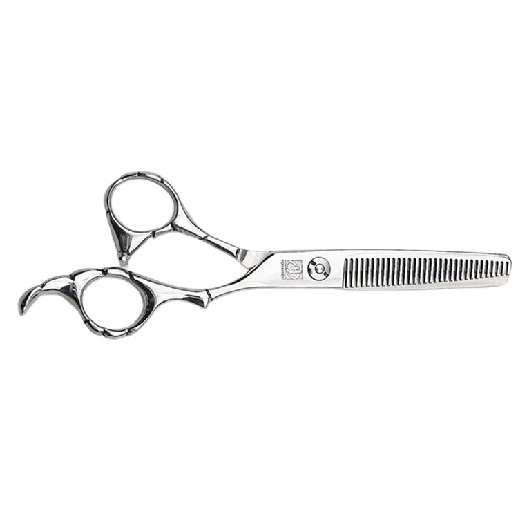 

Professional Hair Cutting Shears and Thinning Scissor Japanese Steel for Barbers and Hairdresser, Silver