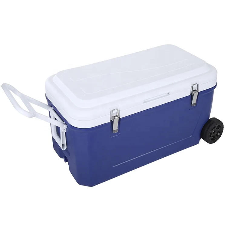 

Tropical office Winter Classic Creative travel car cooler and warmer box fridge cooler box for insulation with wheels