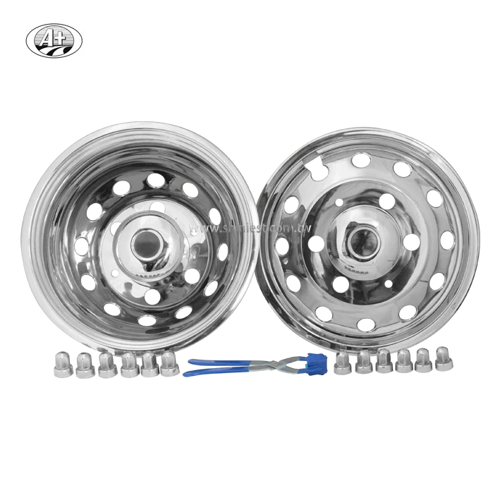 

16 inch truck wheel simulator cover for Ford Transit truck Stainless Steel