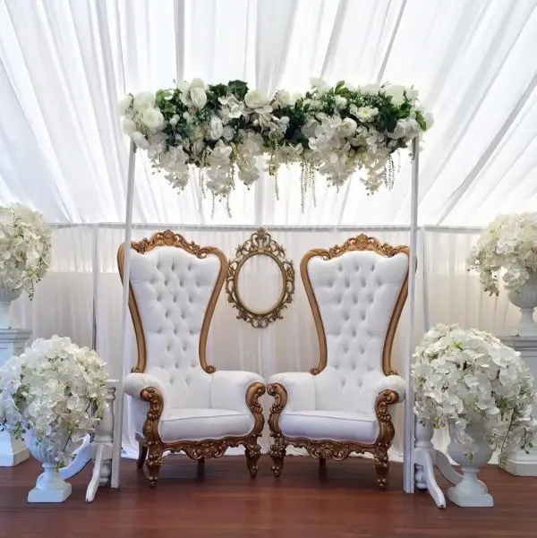 
Cheap rental high back throne chair for sale 