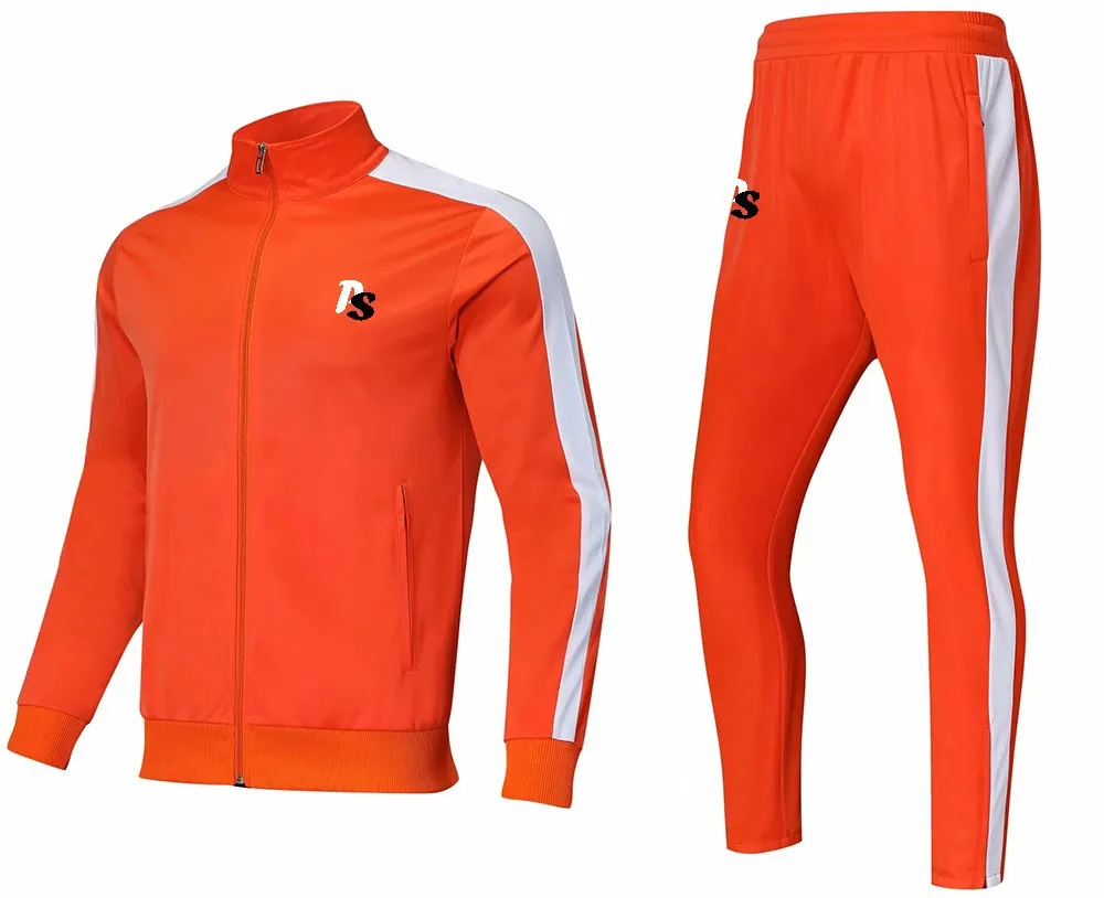 Men Football Tracksuit Soccer Training Jacket Sports Suits Soccer Running Tracksuit Buy Club
