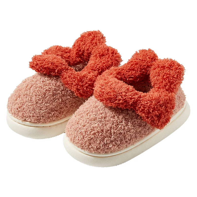 

2022 Popular Smiley Slippers Winter Kids Girl Children Slippers Lovely Indoor Home Shoes for Dropshipping, Mix color