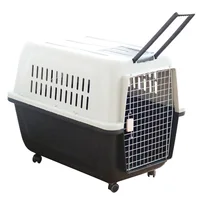 

PPS wholesale luxury pp plastic fashion airline approved pet transport box cat cage dog travel carrier