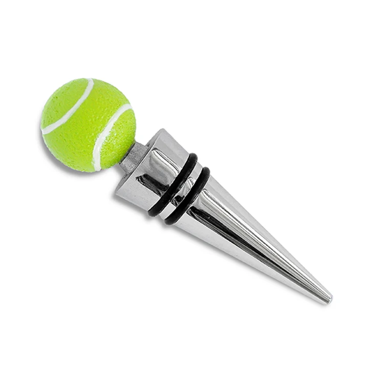 

Tennis Ball Design Red Wine And Beverage Bottle Stopper