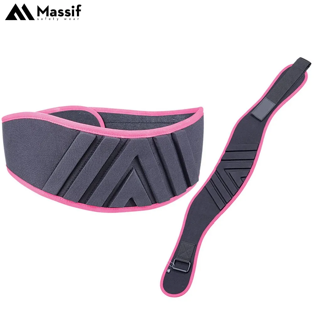 Weight Lifting Belt For Fitness Gym Adjustable Leather Belt With 4 Inch