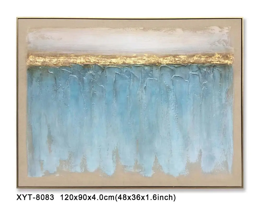 
Abstract Handpainted Stretched oil Painting On Canvas Wall Art Supplies 