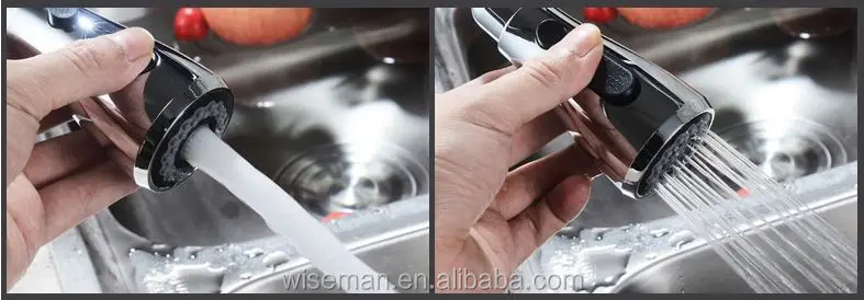 Antiguo Estilo Clásico Sola Manija Cromo Grifo De Cocina Con Sacar La