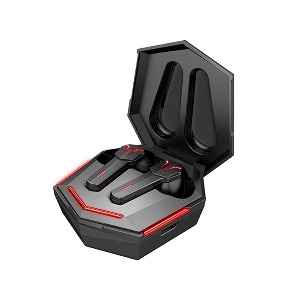 

Dropshipping low latency tws BT gaming earphones with charging case