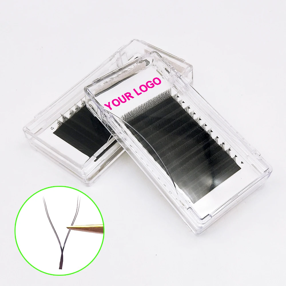 

YY Shape Eyelash Extension Double Tip Lashes Eyelash Extensions YY Lashes Comfortable New Volume False Faux Mink Eyelash Natural, Natural black