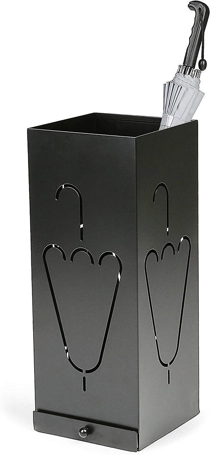 Metal Umbrella Stand With Removable Drip Tray Buy Metal Umbrella