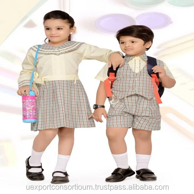 Custom Design Best Quality Soft Cotton Kids Clothing - School Uniform ...