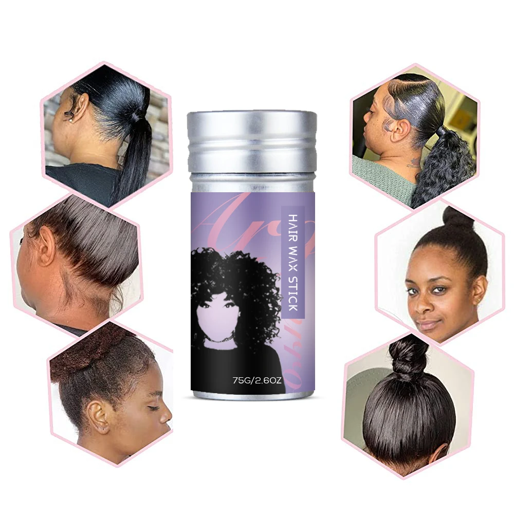 

Wholesale Edge Control Styling Hair Wax Stick Smoothes Down Fly-aways And Frizzy Hair, Light yellow