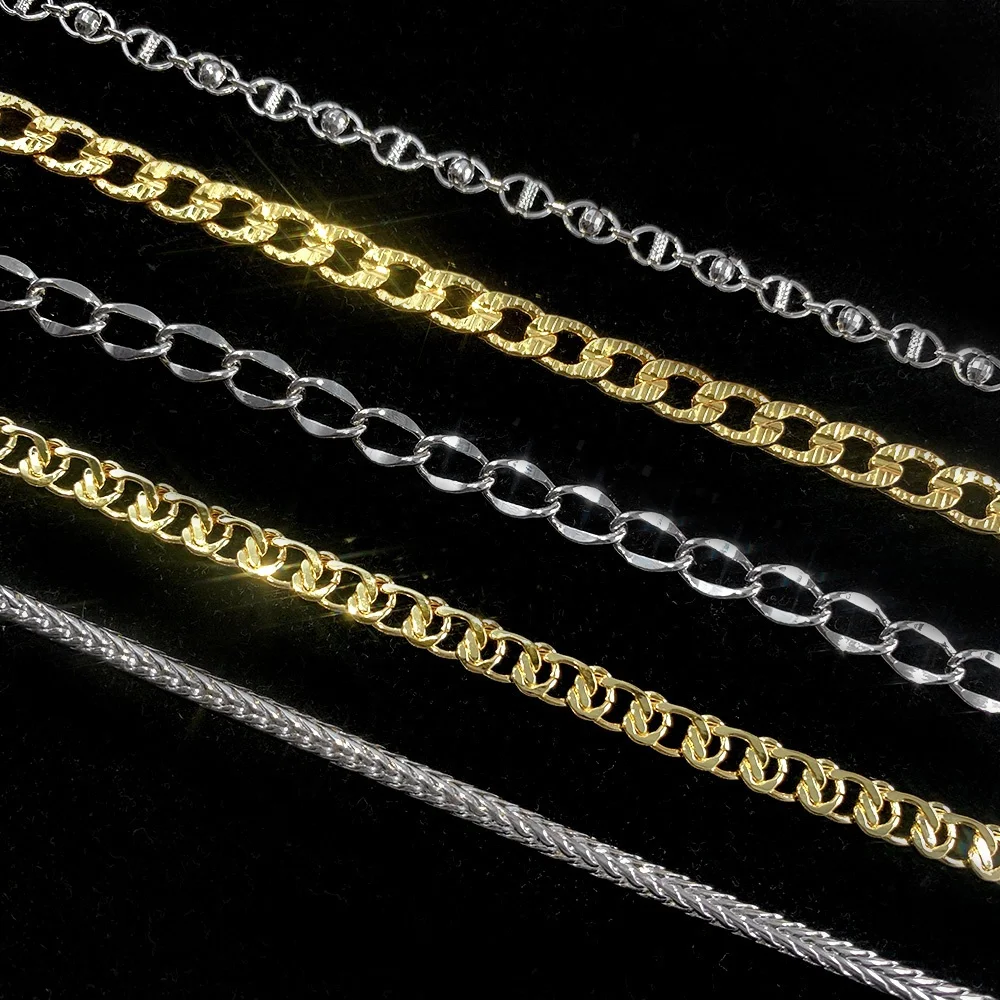

mens accessories chain hip hop punk style 18k gold plated cuban necklace jewelry