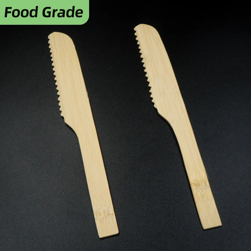 

Disposable 170 mm bamboo knife fork spoon cutlery set Bamboo Disposable Wooden travel utensils disposable bamboo kitchenware, Original bamboo color