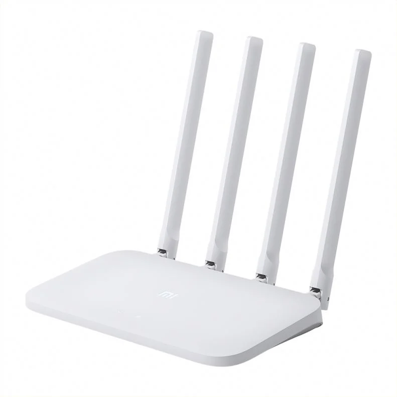 

Original Xiao mi WIFI Mi Router 4C 64 RAM 300Mbps 2.4G 802.11 b/g/n 4 Antennas Band Wireless Routers WiFi Repeater APP Control, White