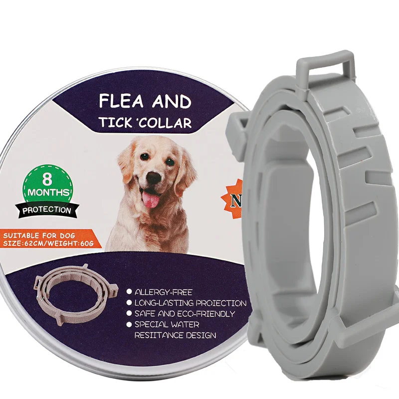 

Anti Flea Dog Collar Mosquitoes Ticks Insect Waterproof Herbal Pet Collar Anti Flea 8 Months Protection Dog Accessories
