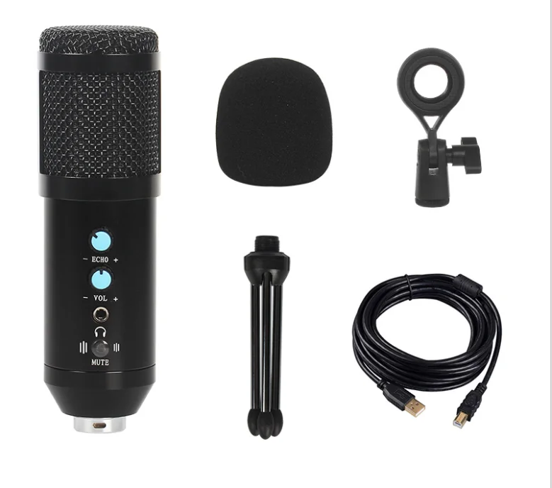 

BM858 Condenser Microphone Studio Recording USB Computer Microphone for YouTube