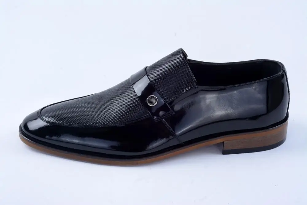 
Wholesale Manufacturer New Italy Design Pointed Leather Men Dress Shoes 