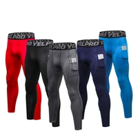 

Breathable leggings custom design anti cellulite yoga pants compression sport workout fitness gym seamless mens pocket leggings