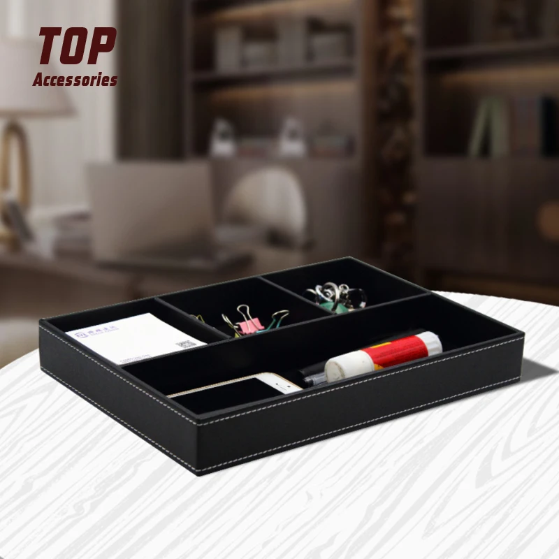 

High Quality Personalized Utility Catchall Trays Men Leather Valet Trays