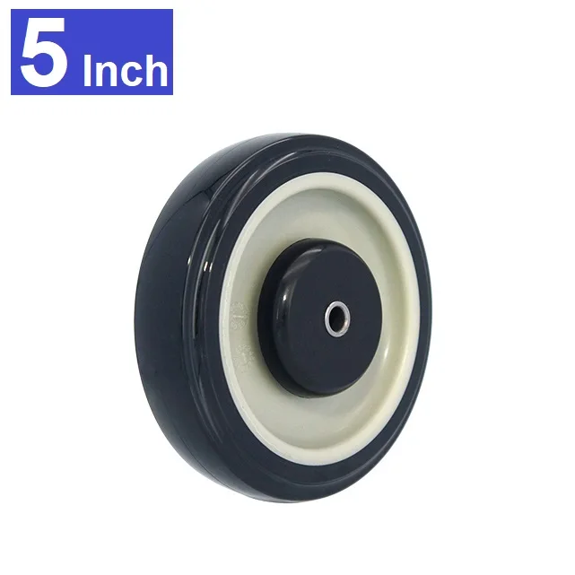 

High Quality Cheap Price Wheel Casters Parts Replacement Luggage Wheels, Blue thread, grey core with blue wheel cover