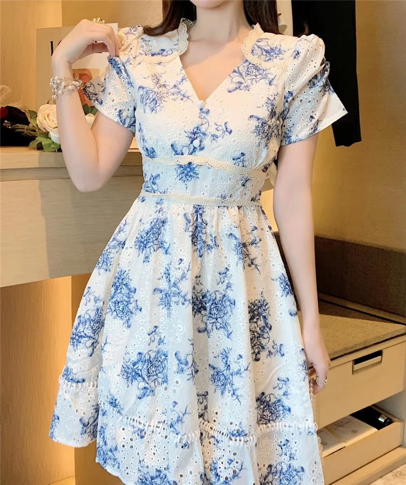 

In Stock,live Webcast Supply of Goods High-end Atmosphere Shirt + High Waist Half Skirt Suit Woman 2 Piece Casual Wear,vintage, Picture color