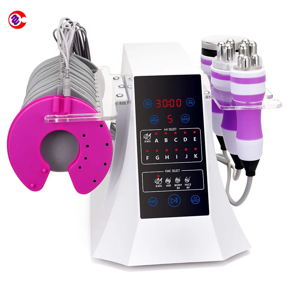 

new designed 4 in 1 rf ultrasonic cavitation RF EMS slimming machine on sale
