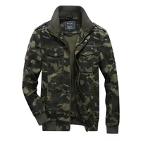 

American military style large size camouflage jacket large pocket men's jacket.