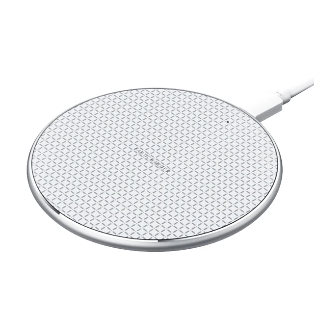 

UUTEK K8 2021 free sample Custom Logo Wholesale Thin 10W Desk Portable Universal Qi 10W Wireless Charger for Pad