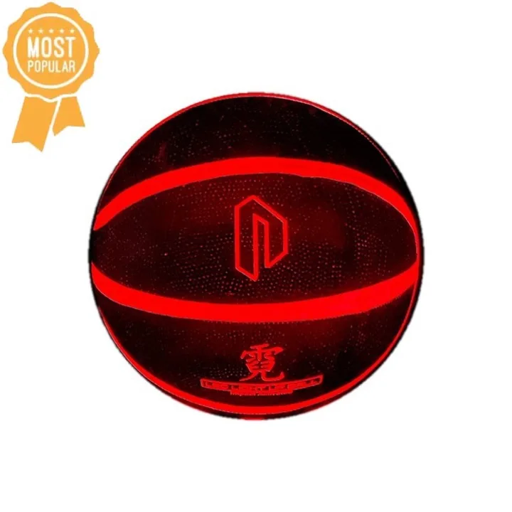 

Luminous Rubber Light Up Basketball For Night, Customize color