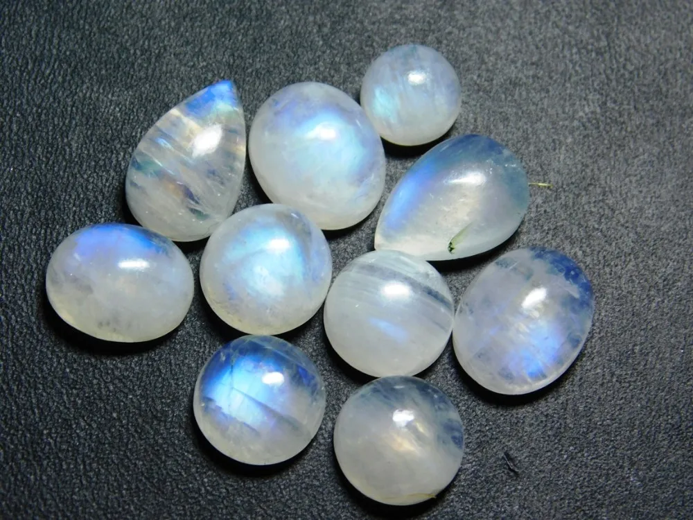 gemstone for white stone cabochon in jewelry making - buy 彩虹月