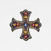 Wholesale Cross Beaded Rhinestone Patches For Bag Decorative Accessories
