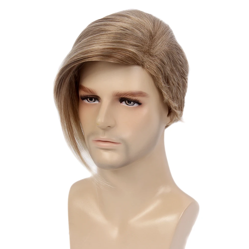 long blonde male wig