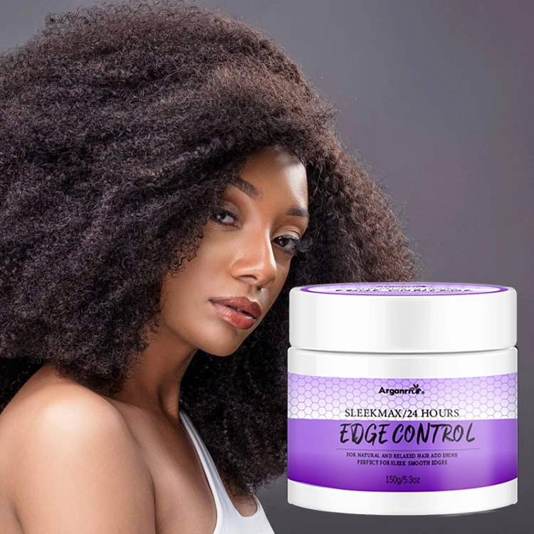 

Arganrro Get Edge Brush For Free Gift The Best Strong Hold Hair Wax Edge Control For 4C Natural Hair, 10 kinds colors for clients choose