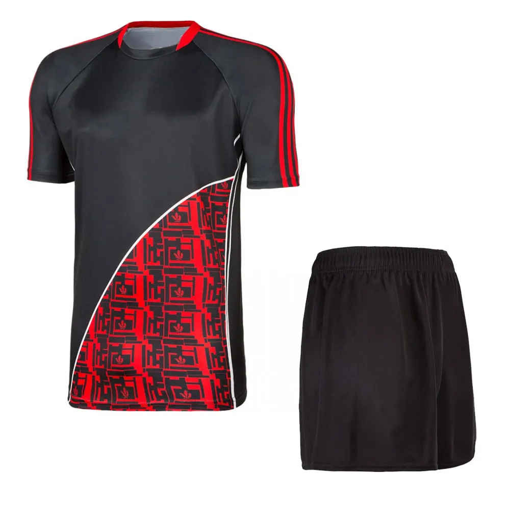 Custom Logos All Sizes Gaa Jerseys Shirts & Shorts Hurling Set Uniform