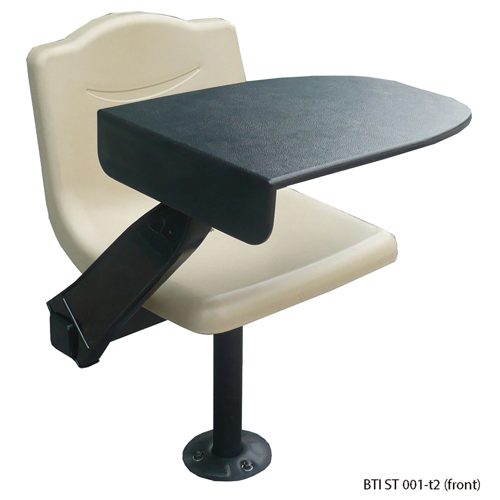
Lecture Stadium Auditorium Chair ST 001 02 T2 Strong Moulded Polypropylene ABS Writing Tablet Epoxy Coated Stand 