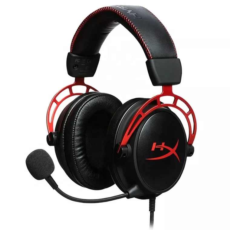 

Hyper X Cloud Alpha Two-Tone Gaming Sports Headset Office Computer Headset For Car Dvd Players, Black