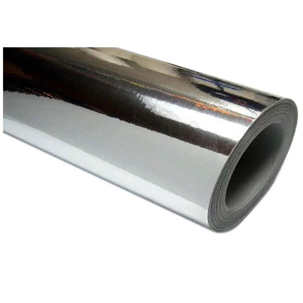 1 Roll Silver Crome vinyl Plotter Cutter 24 inches x 10 ft 