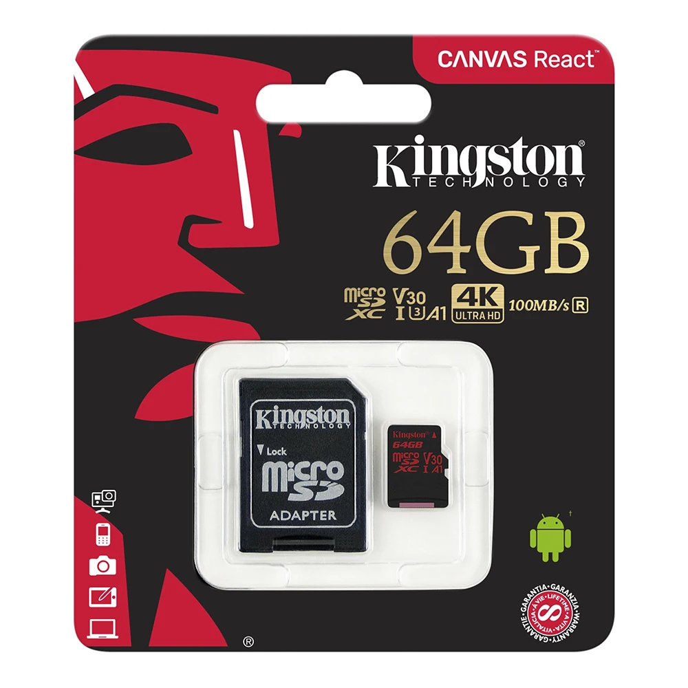 Kingston microsdxc 128gb class 10. Kingston canvas go plus 128 гб. kingston sdcg364gb.