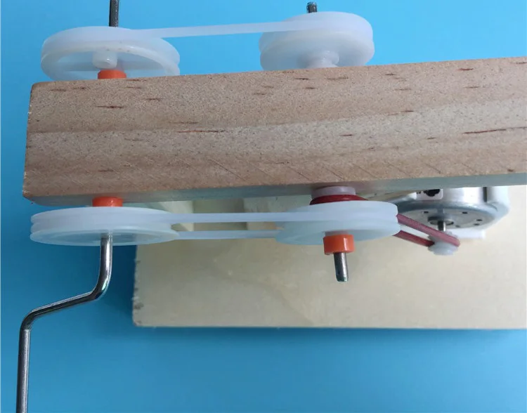 Diy Wooden Hand Crank Toy Electric Generator Kids Experiment Science