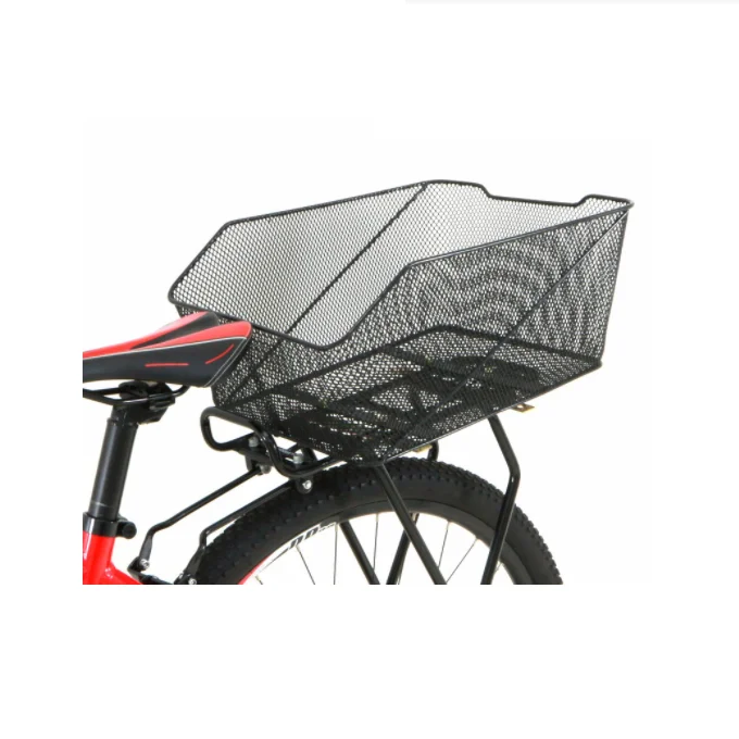 

Hot Selling High Quality steel Bicycle rear Basket For Bike Storage