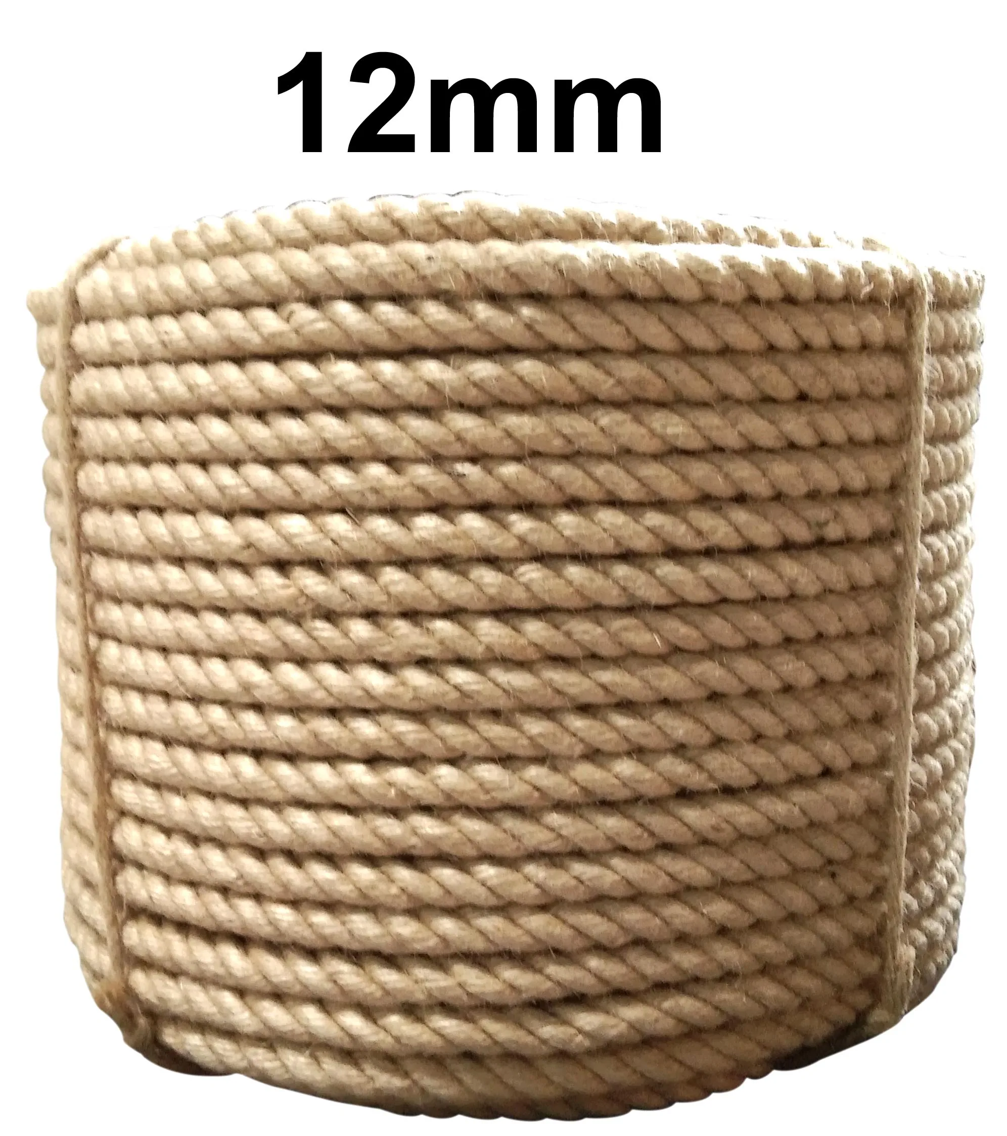 3 Strand Jute Rope Packaging Jute Rope Jute Twisted Cord 100