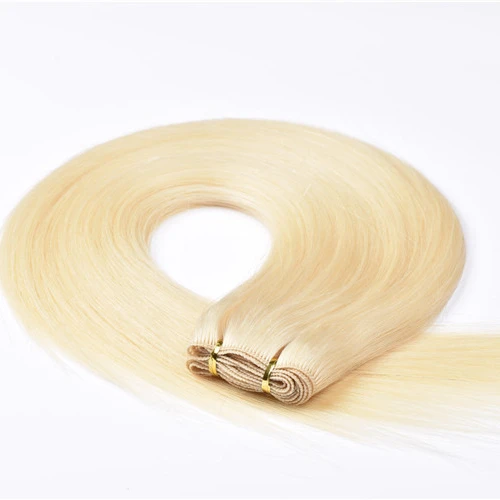

100% Natural European Hand Tied Weft Hair Extensions Last 2 Years Premium Quality Cuticle Aligned Direct Factory Supply Samples