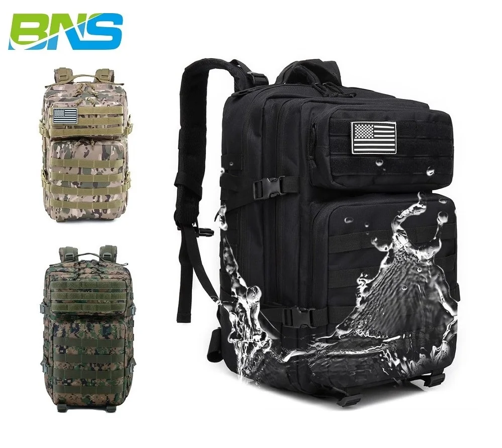 

36l 25 liter Bulletproof hiking Green Waterproof 3d Black Assault Pack Outdoor Molle Army Military Bag Range Tactical Backpack