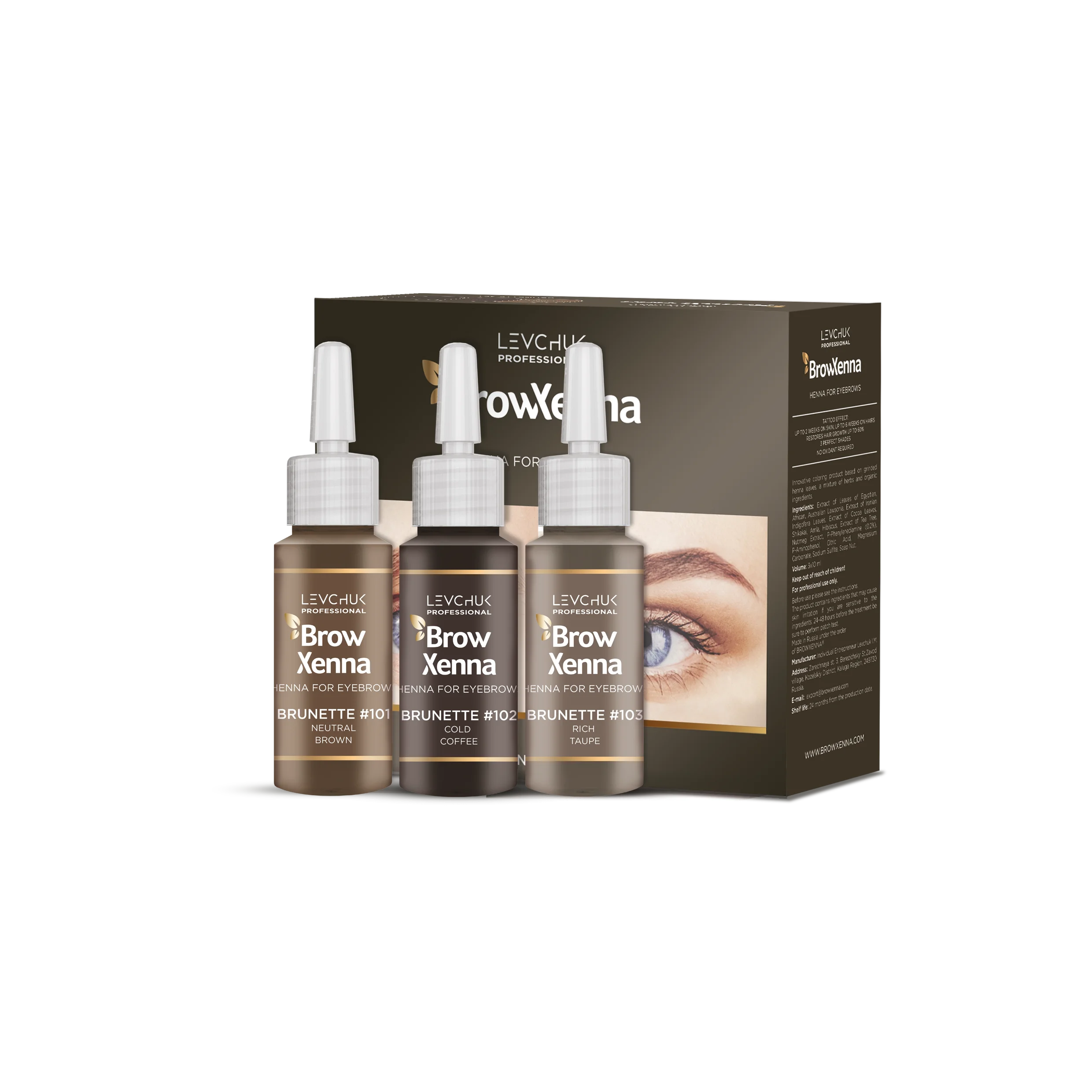Henna For Eyebrows Set Browxenna Buy Browxenna Henna