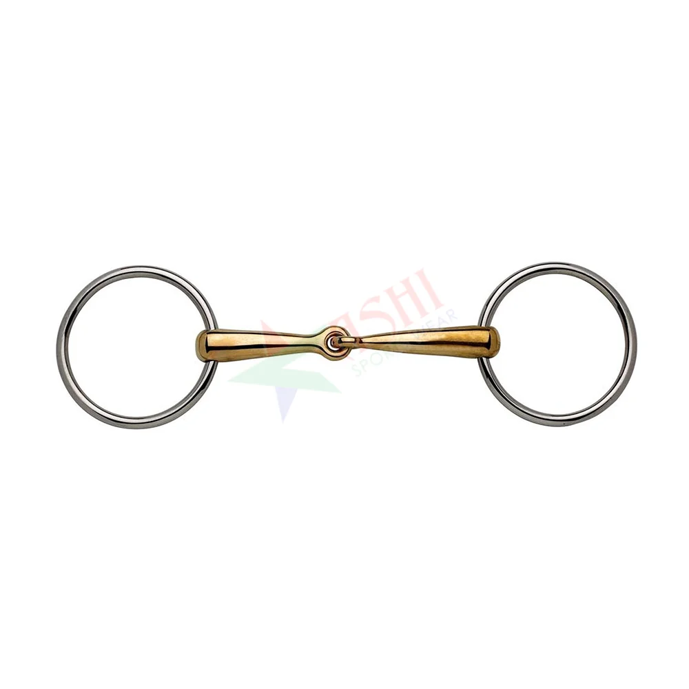 Stainless Steel Snaffle Bits Full Cheek With Hooks Comfort Horse Riding ...